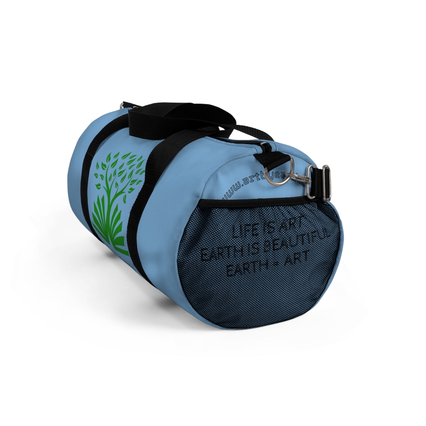 Blue - Z - ART BY EARTH DUFFEL BAG