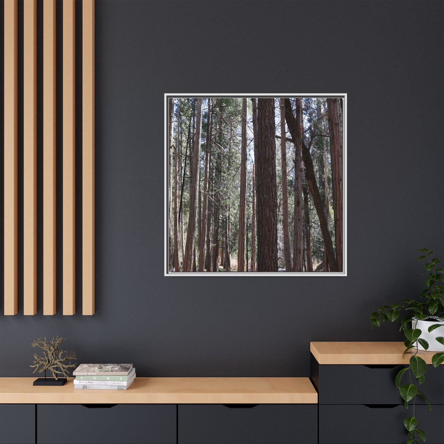 Forest Cathedral - Unique Stretched Canvas Wall Art - Art By Earth