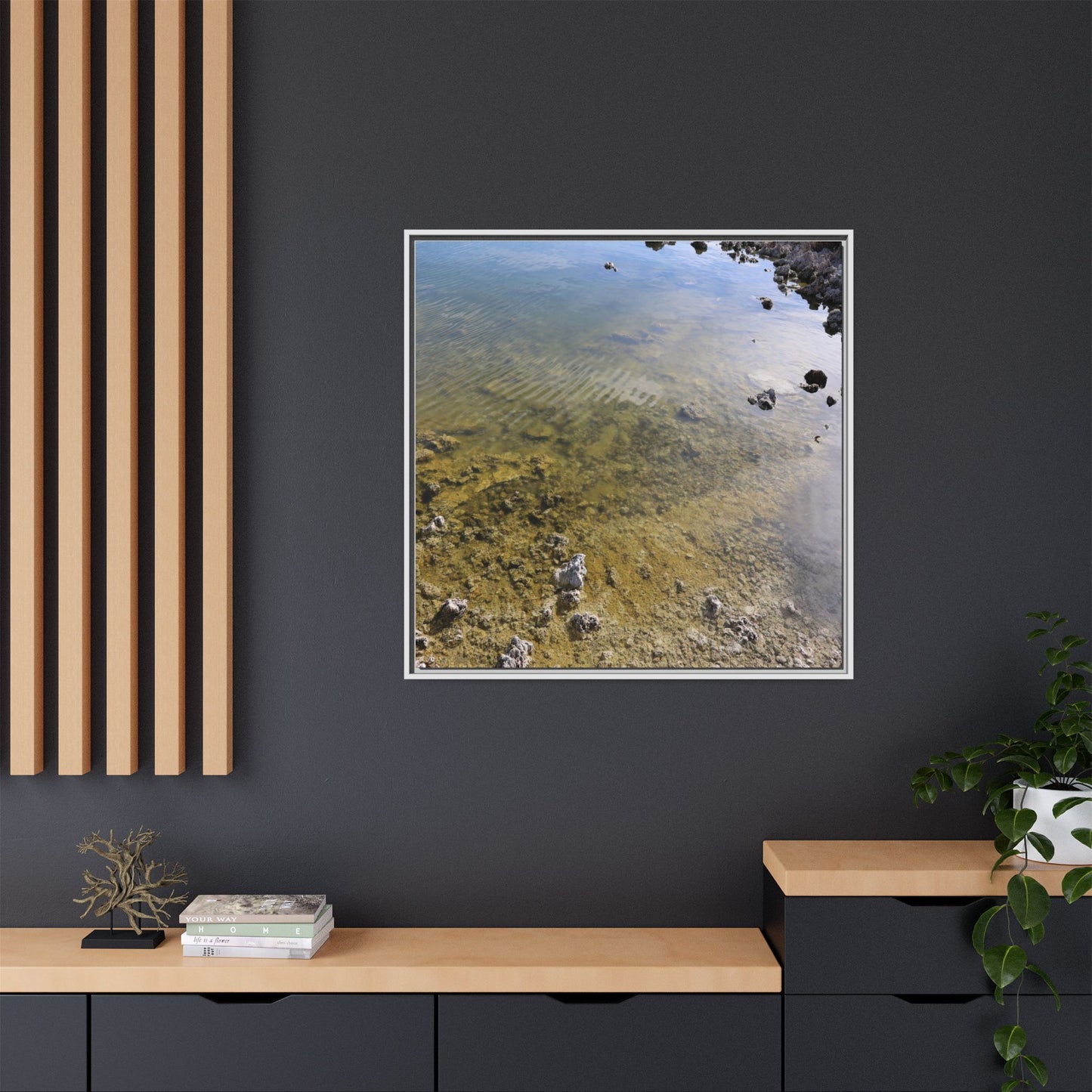 Ripples of Stone - Unique Stretched Canvas Wall Art