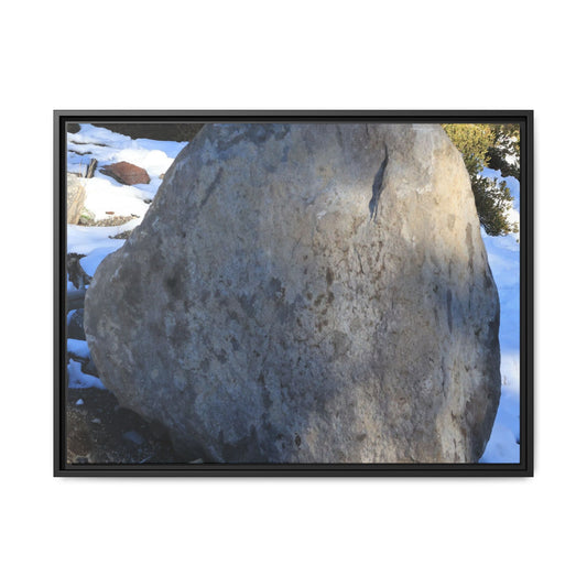 Glacial Solitude - Unique Stretched Canvas Wall Art