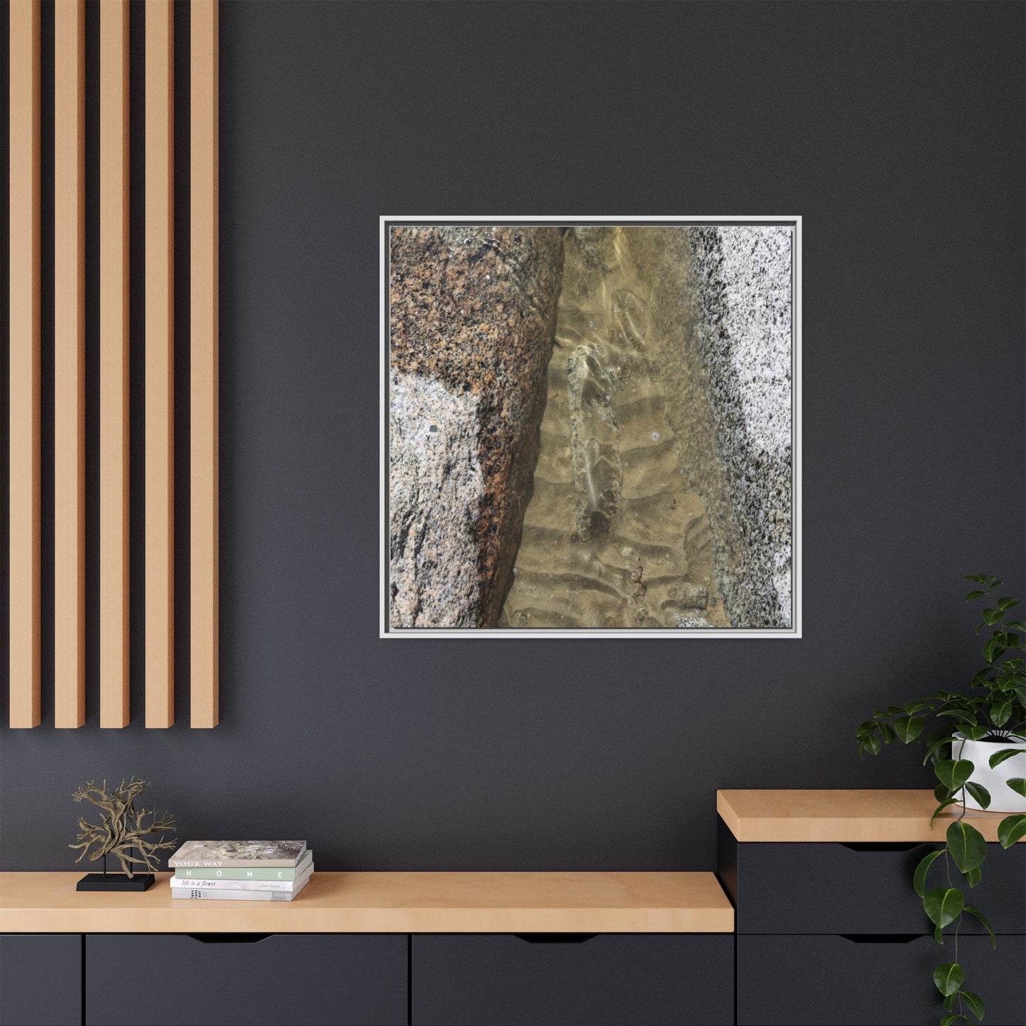 Between Concrete Walls - Unique Stretched Canvas Wall Art - Art By Earth