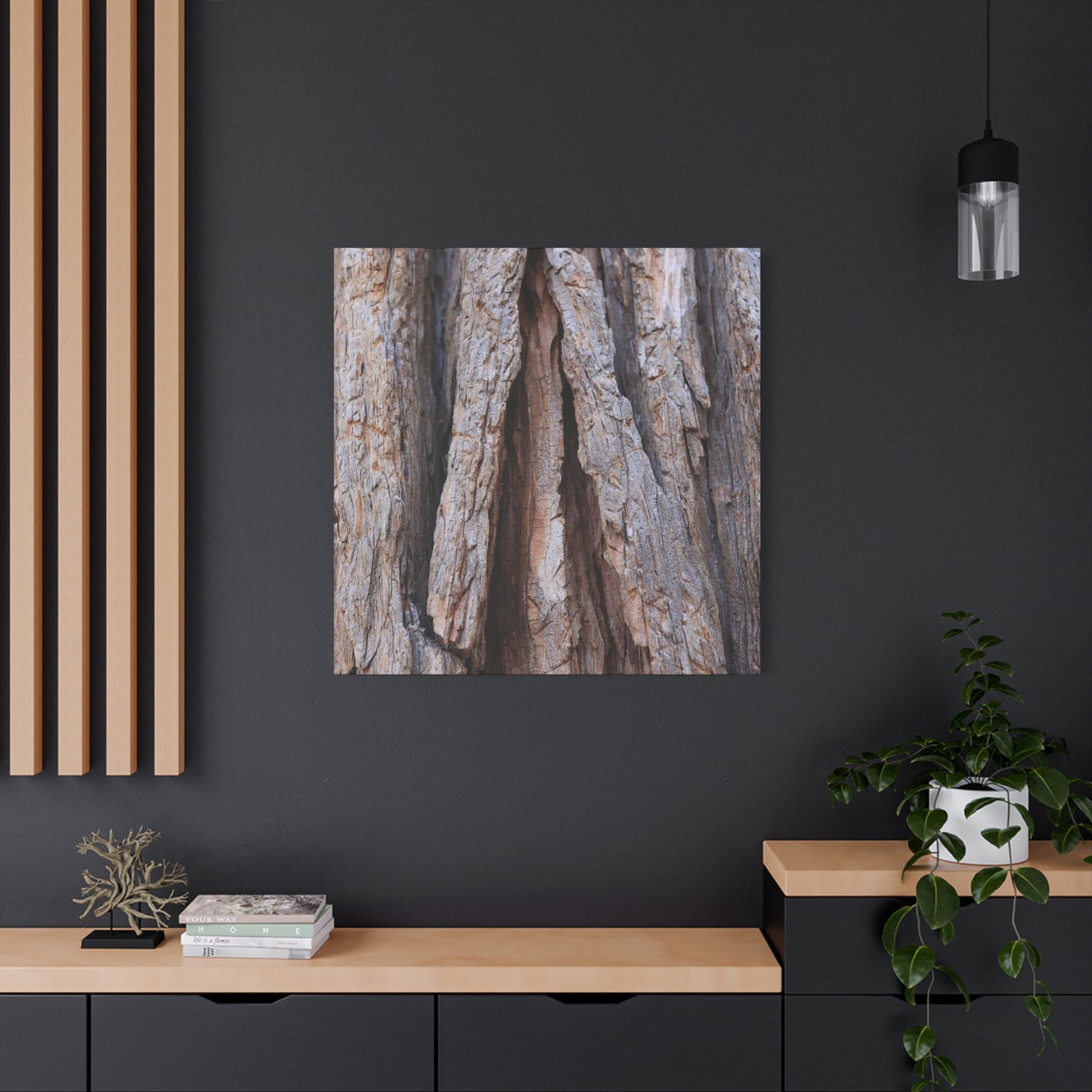 Fractured Skin of Time - Unique Frameless Canvas Wall Art - Art By Earth