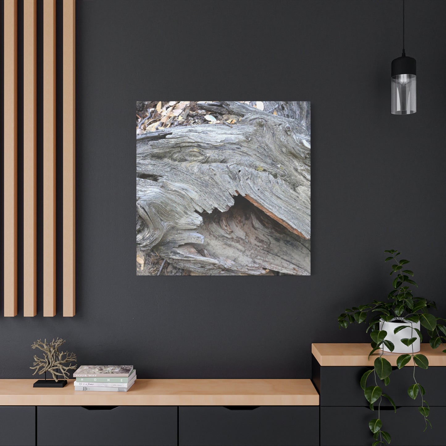 Whispers of Ancient Wood - Unique Frameless Canvas Wall Art - Art By Earth