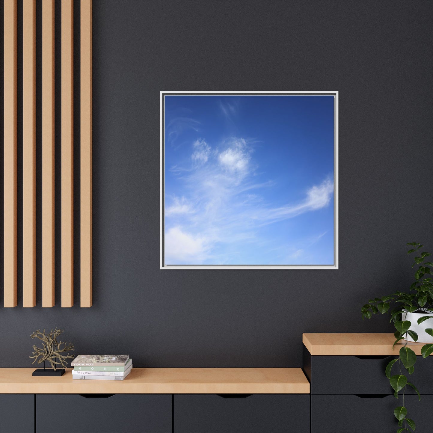 Blue Serenity - Unique Stretched Canvas Wall Art - Art By Earth