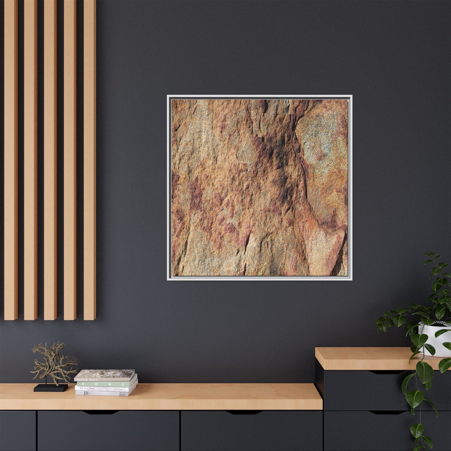 Russet Stone - Unique Stretched Canvas Wall Art - Art By Earth