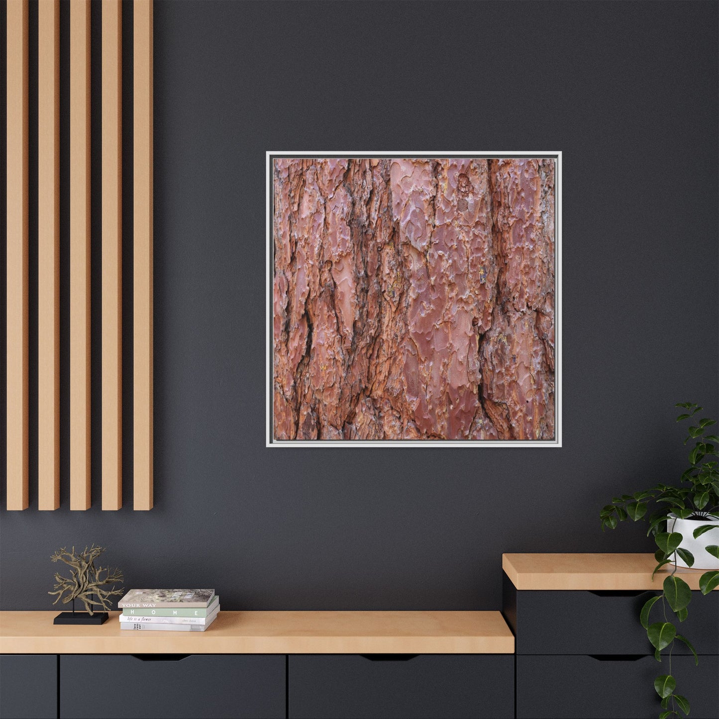 Russet Ridges - Unique Stretched Canvas Wall Art - Art By Earth