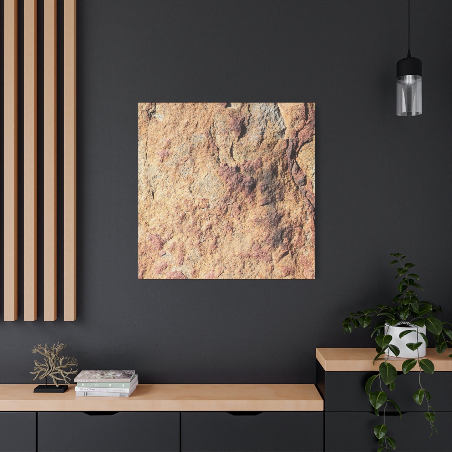 Terracotta Tears - Unique Frameless Canvas Wall Art - Art By Earth