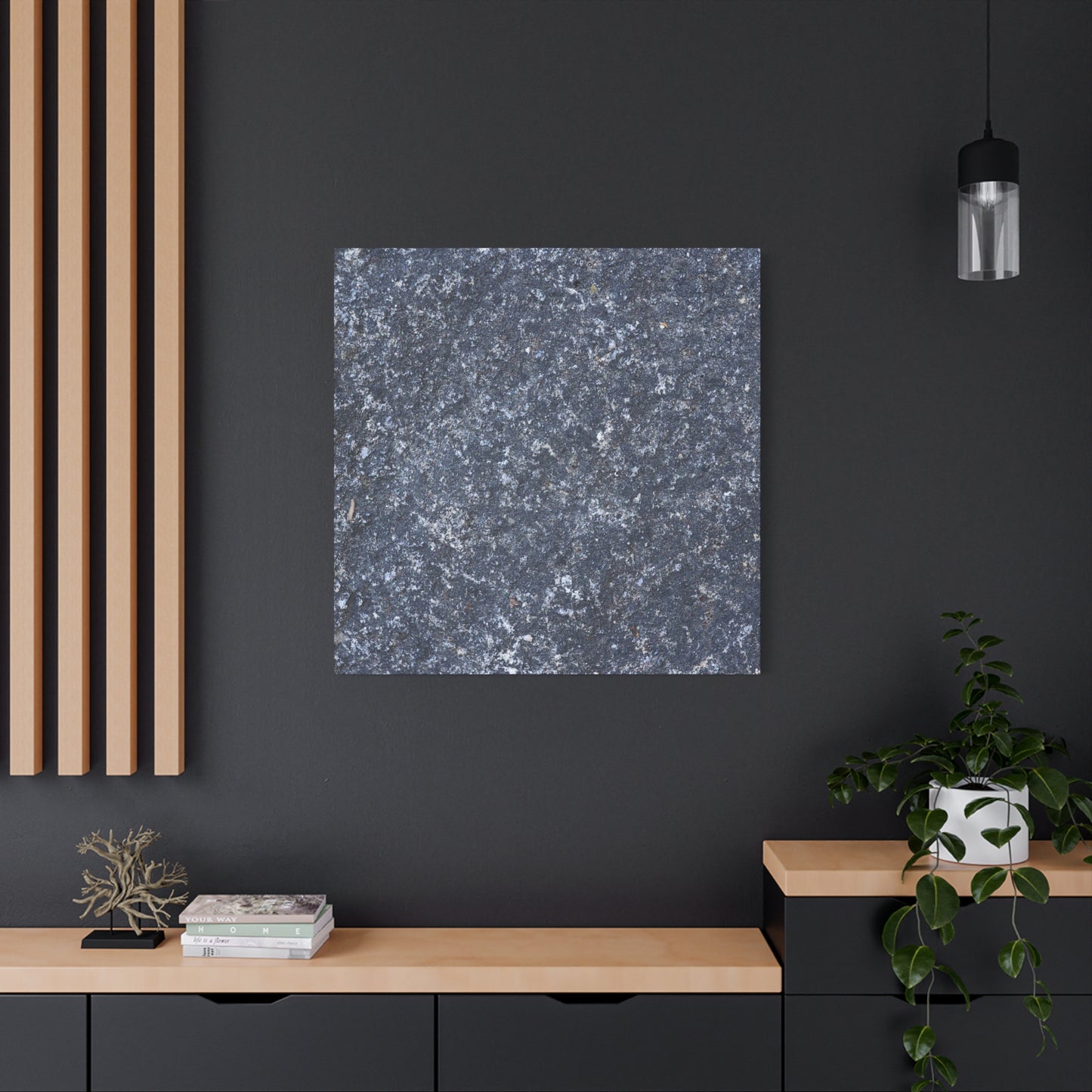 Frozen Whispers of Stone - Unique Frameless Canvas Wall Art - Art By Earth