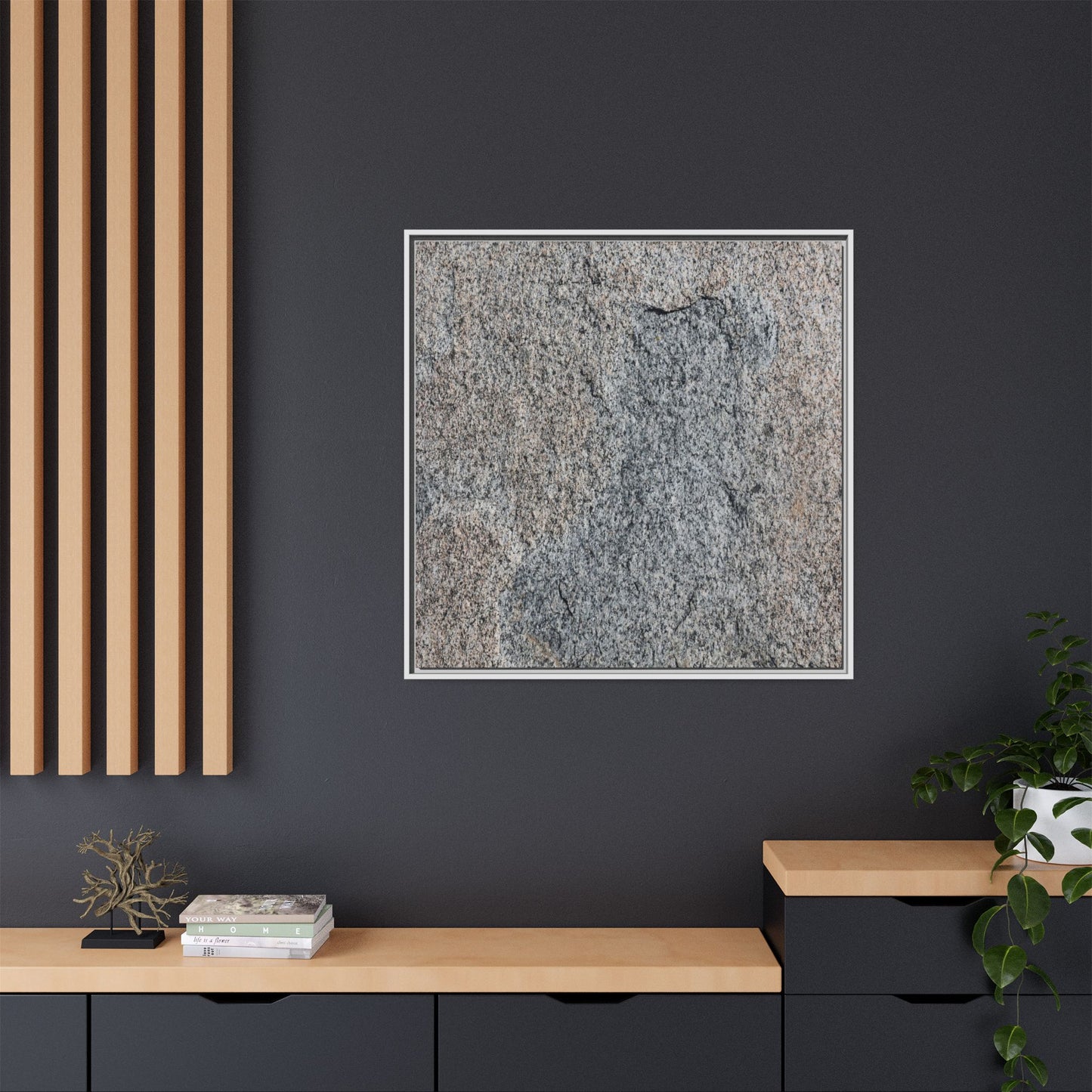 Stone Symphony - Unique Stretched Canvas Wall Art - Art By Earth