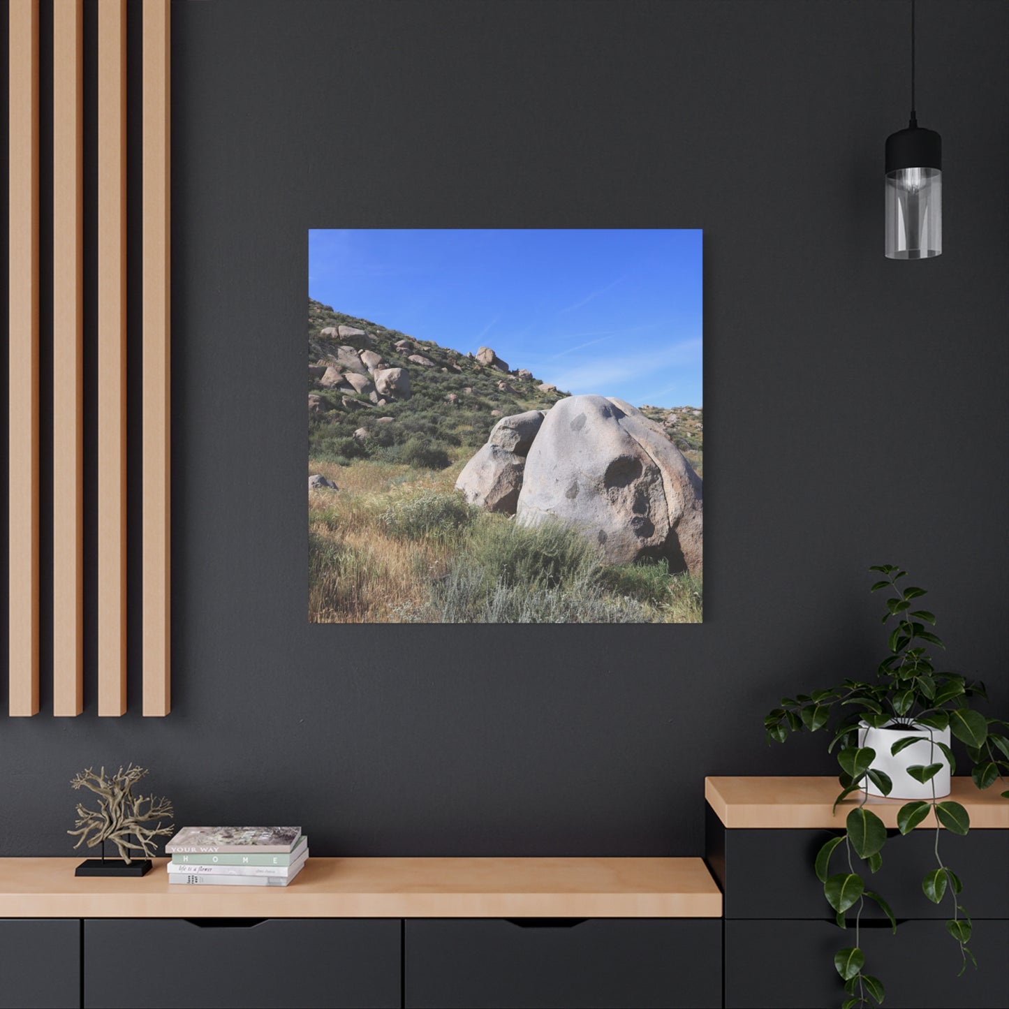 Stone Guardian - Unique Frameless Canvas Wall Art - Art By Earth