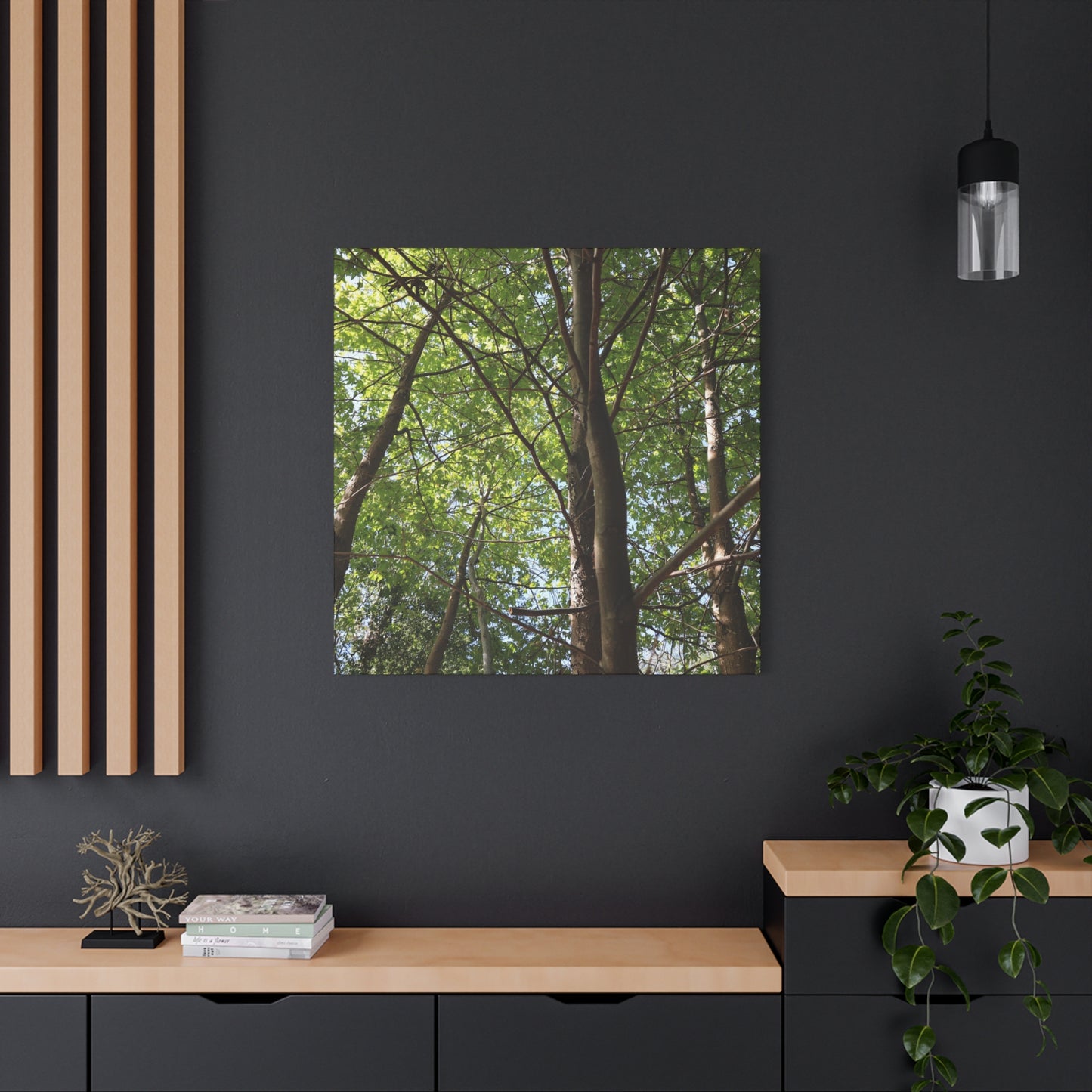 Canopy of Light - Unique Frameless Canvas Wall Art