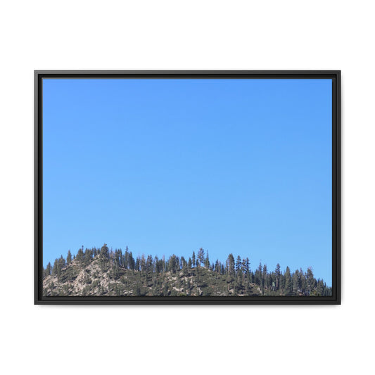 Blue Silence - Unique Stretched Canvas Wall Art