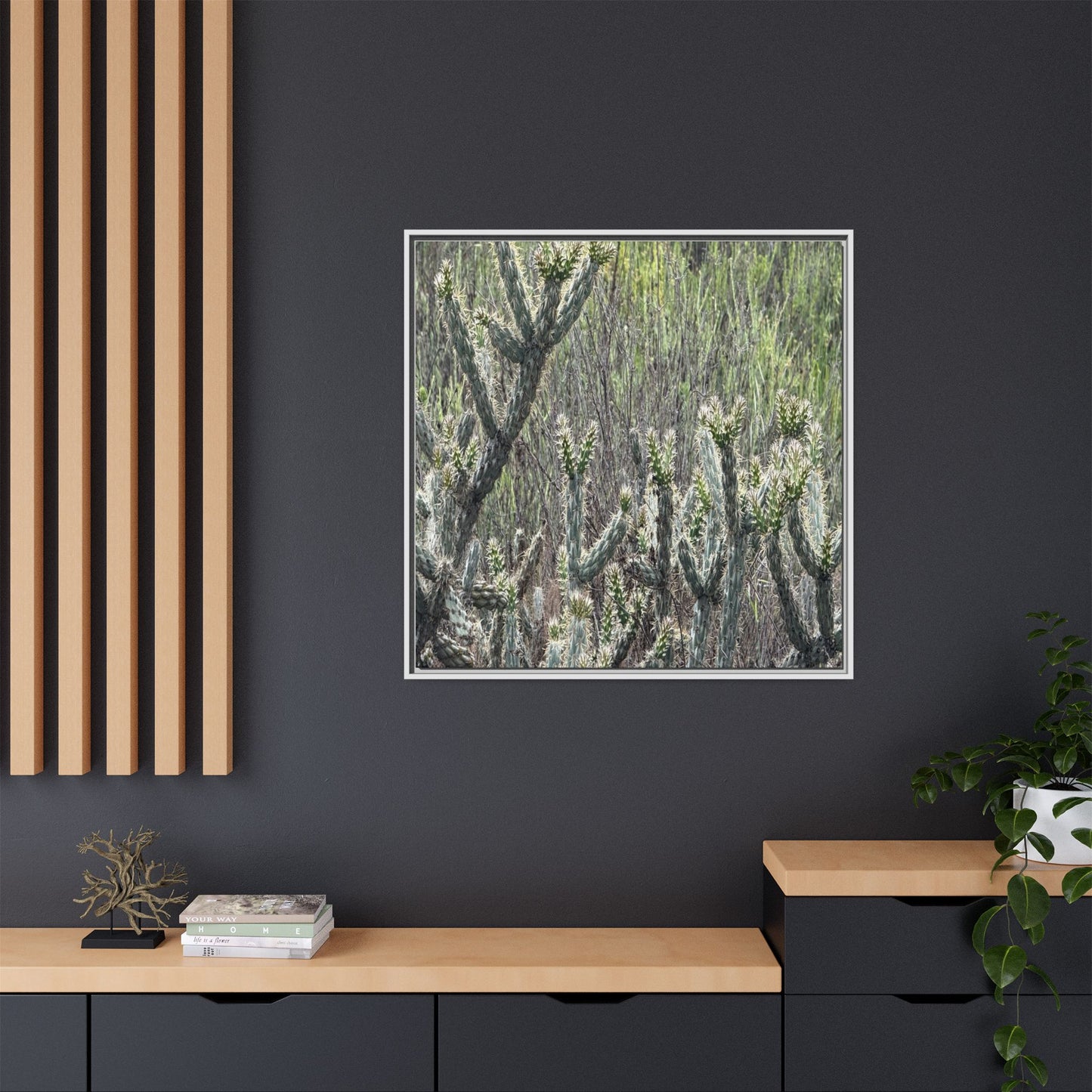 Prickly Paradise - Unique Stretched Canvas Wall Art - Art By Earth