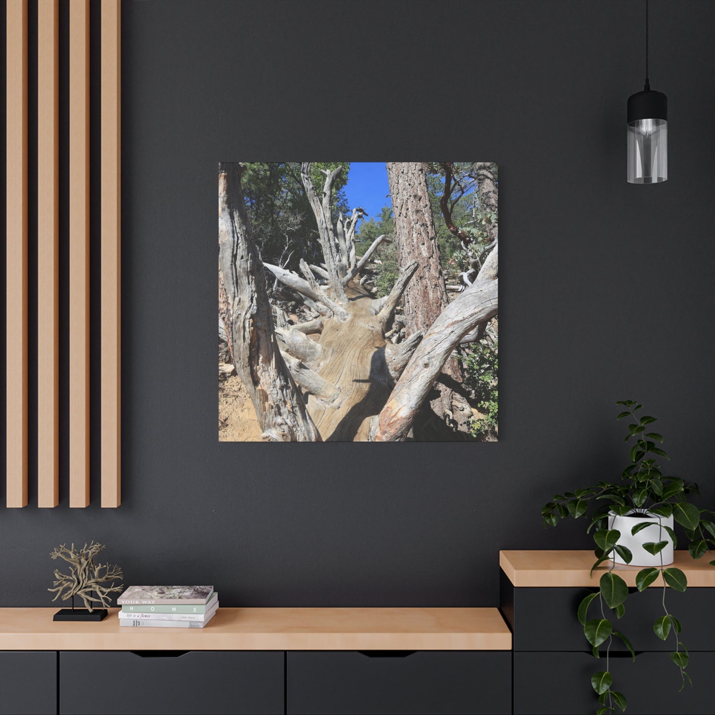 Twisted Roots - Unique Frameless Canvas Wall Art