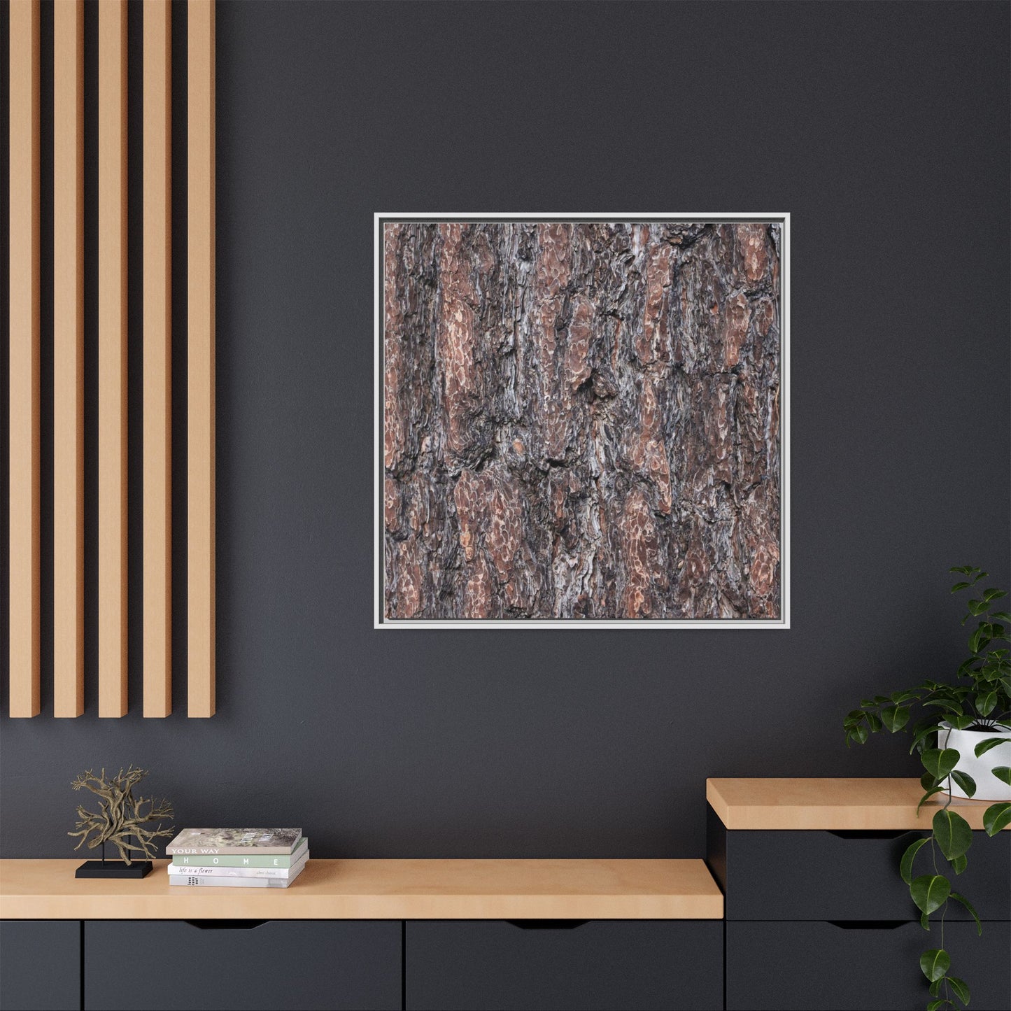 Echoes of Wood - Unique Stretched Canvas Wall Art - Art By Earth