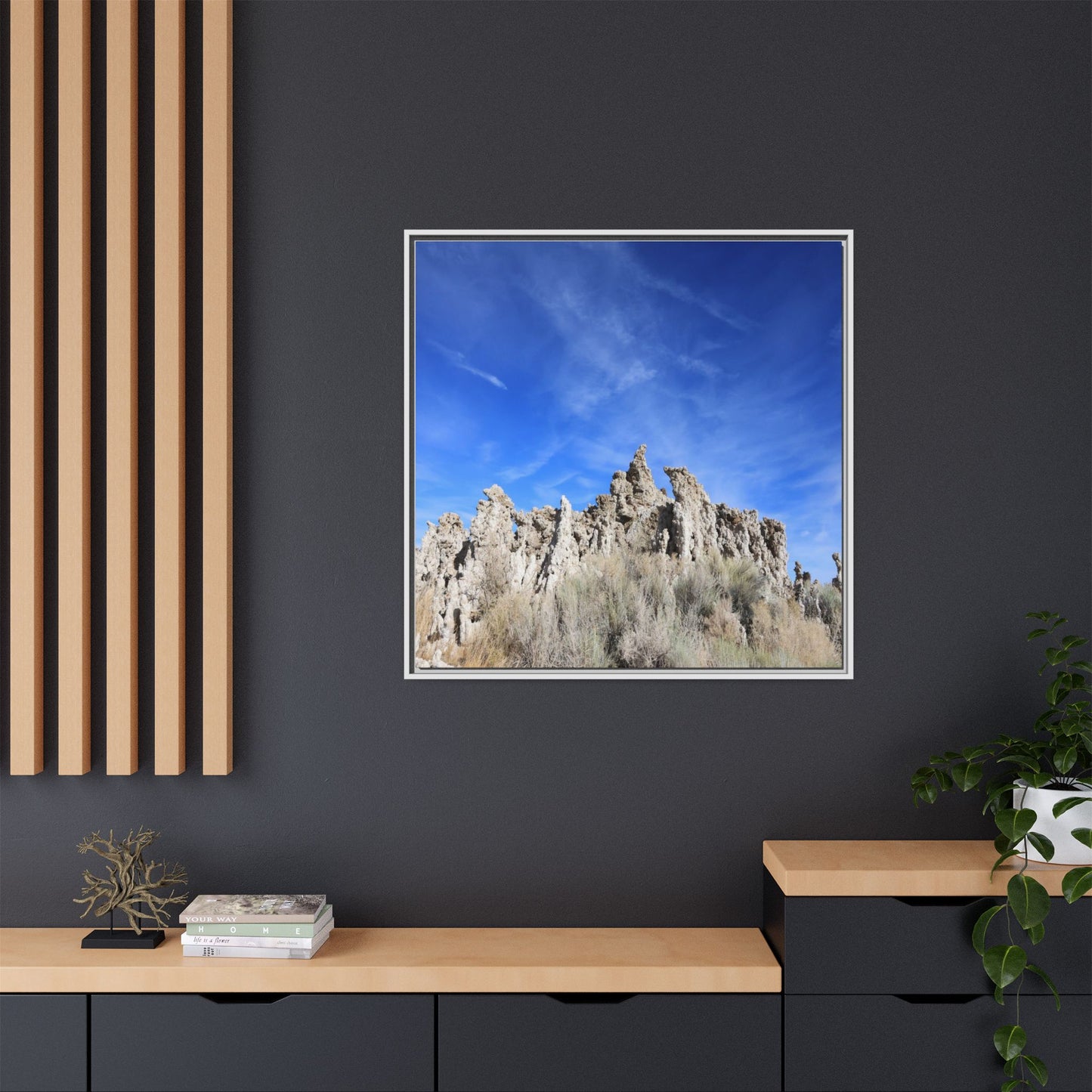 Frozen Sentinels - Unique Stretched Canvas Wall Art - Art By Earth