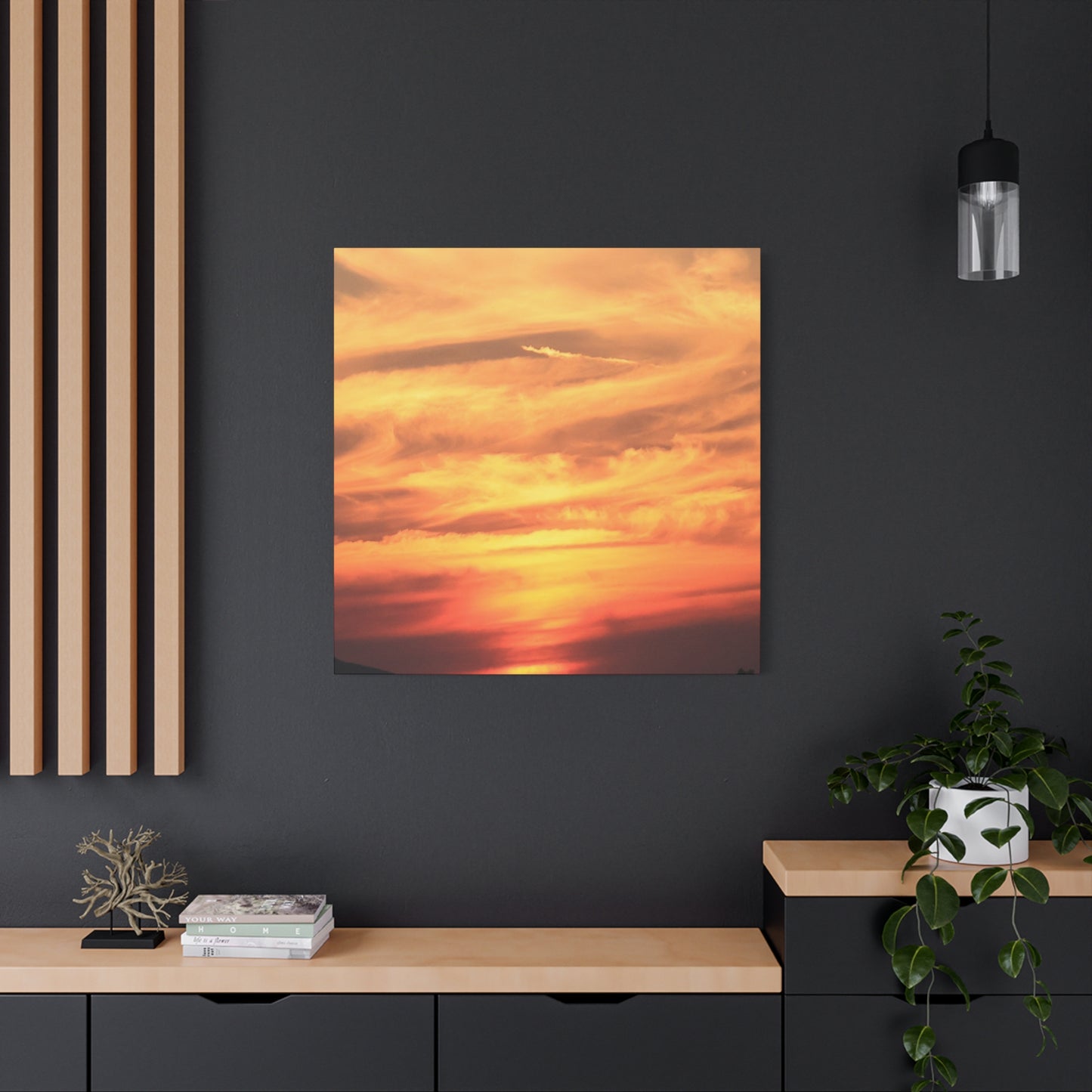 Golden Whispers - Unique Frameless Canvas Wall Art - Art By Earth