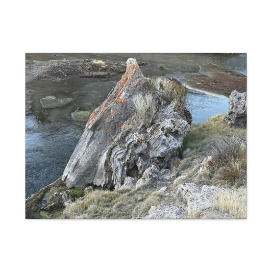 River's Edge - Unique Frameless Canvas Wall Art - Art By Earth