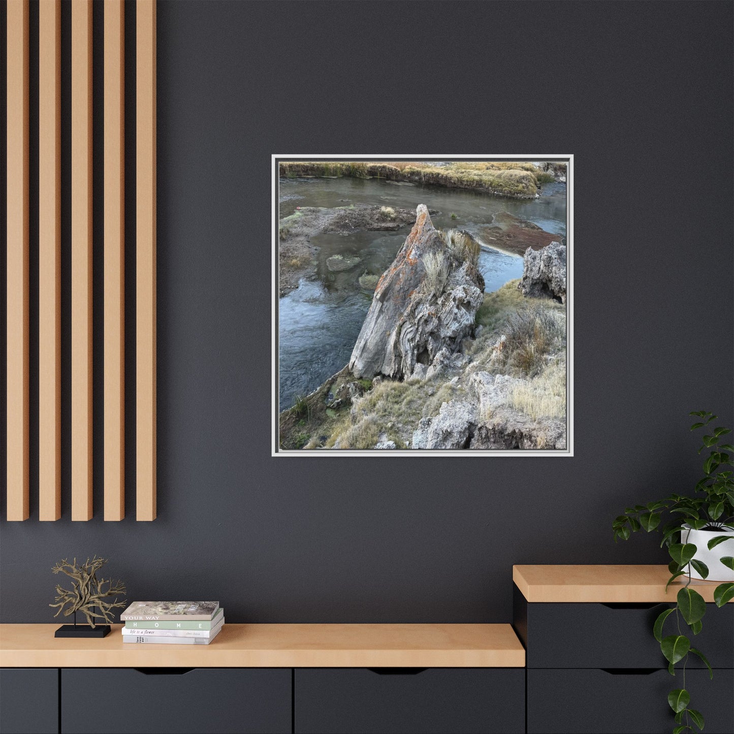 Carved by Water - Unique Stretched Canvas Wall Art - Art By Earth