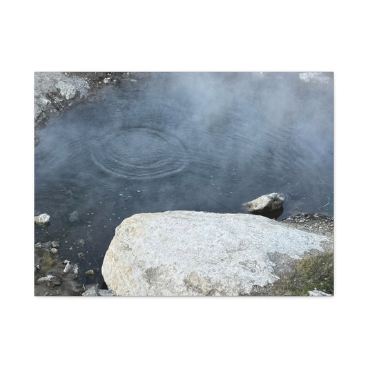 Echoes of Stone and Mist - Unique Frameless Canvas Wall Art