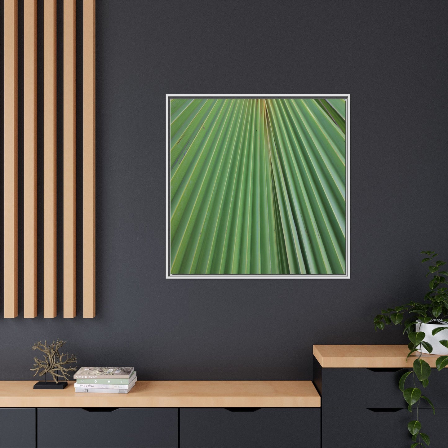 Verdant Veins - Unique Stretched Canvas Wall Art - Art By Earth