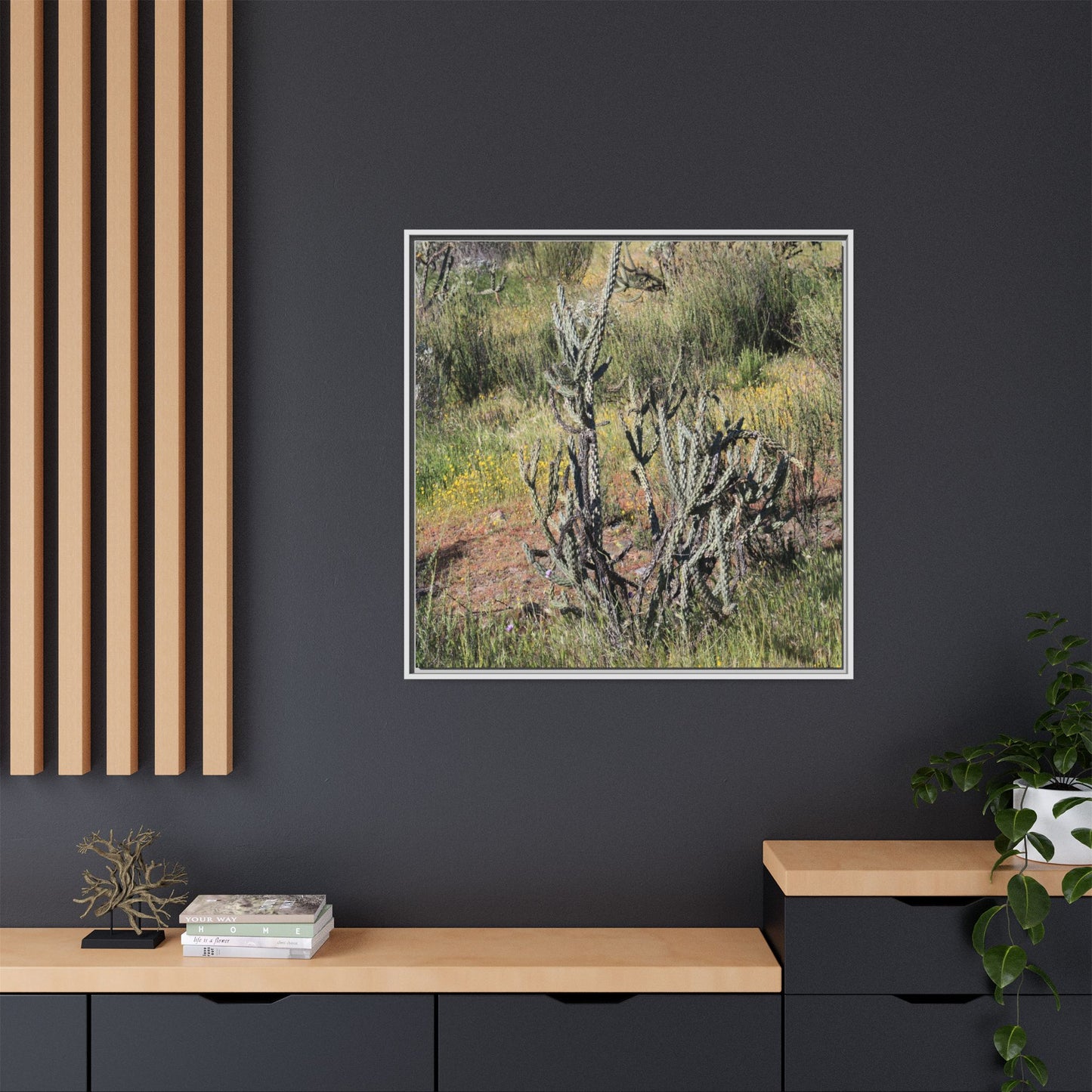 Wildflower Meadow - Unique Stretched Canvas Wall Art - Art By Earth