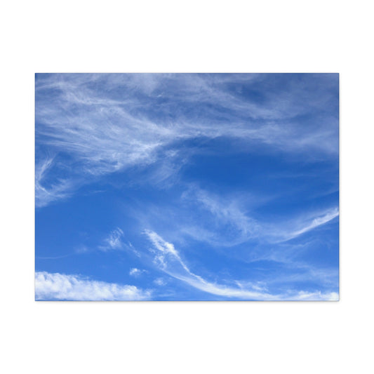 Sky's Ethereal Dance - Unique Frameless Canvas Wall Art - Art By Earth