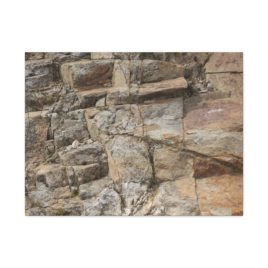 Stone Memories - Unique Frameless Canvas Wall Art - Art By Earth