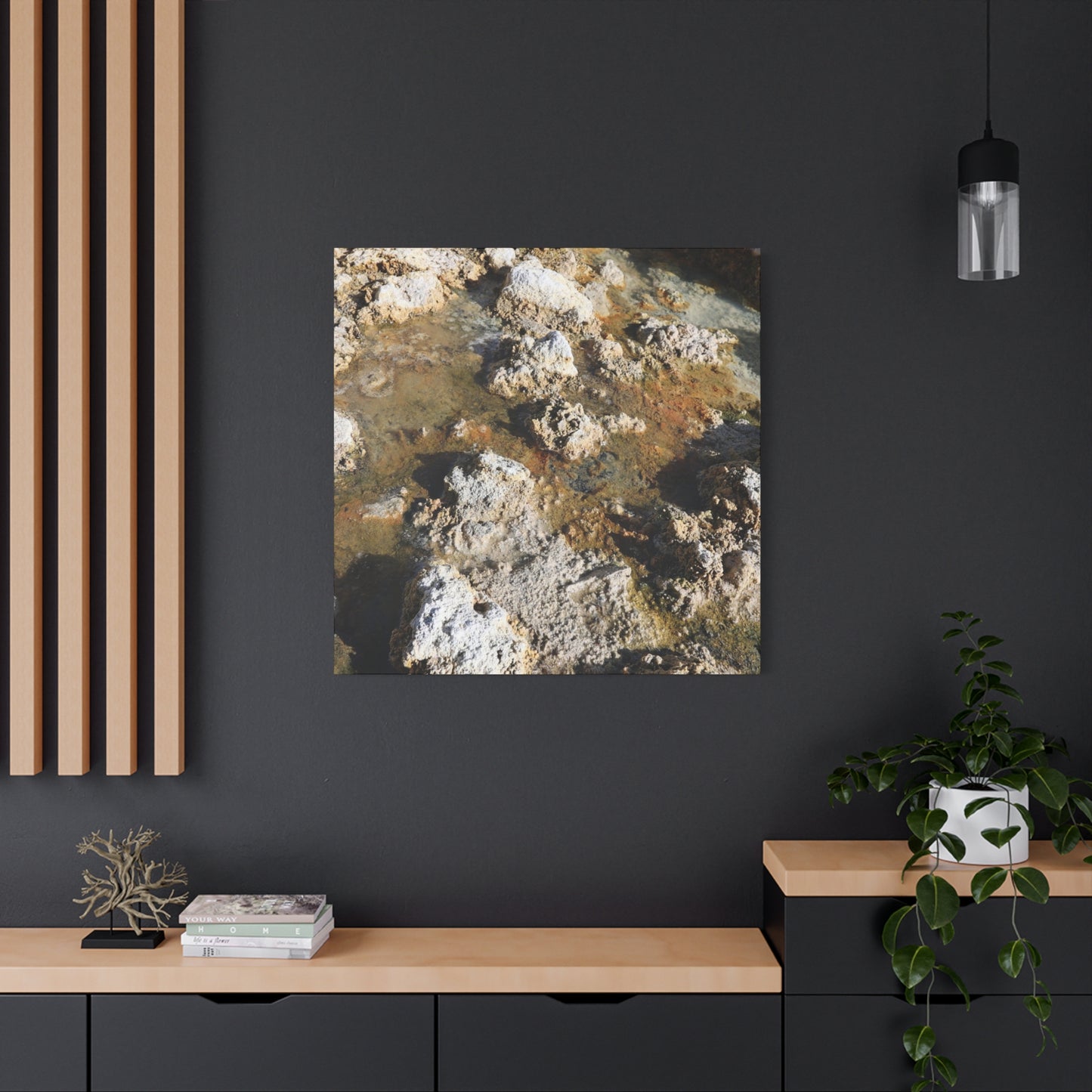 Strata of Decay - Unique Frameless Canvas Wall Art - Art By Earth