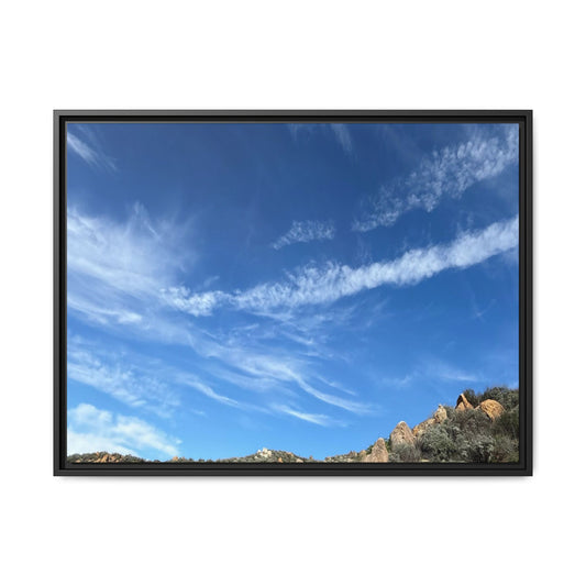 Arid Landscape with Rocky Outcrops - Unique Stretched Canvas Wall Art
