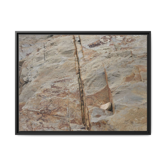 Sedimentary Symphony - Unique Stretched Canvas Wall Art - Art By Earth