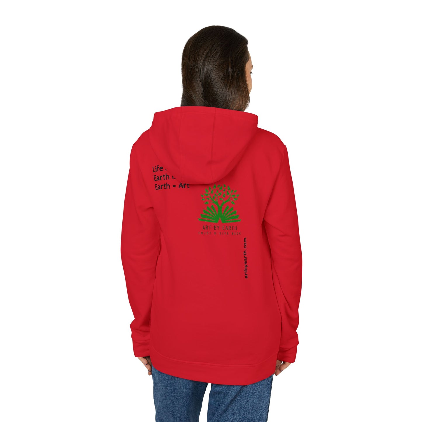 Z - ART BY EARTH HOODIE - adidas Unisex Fleece Hoodie - Art By Earth
