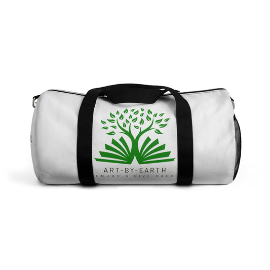White - ART BY EARTH DUFFEL BAG