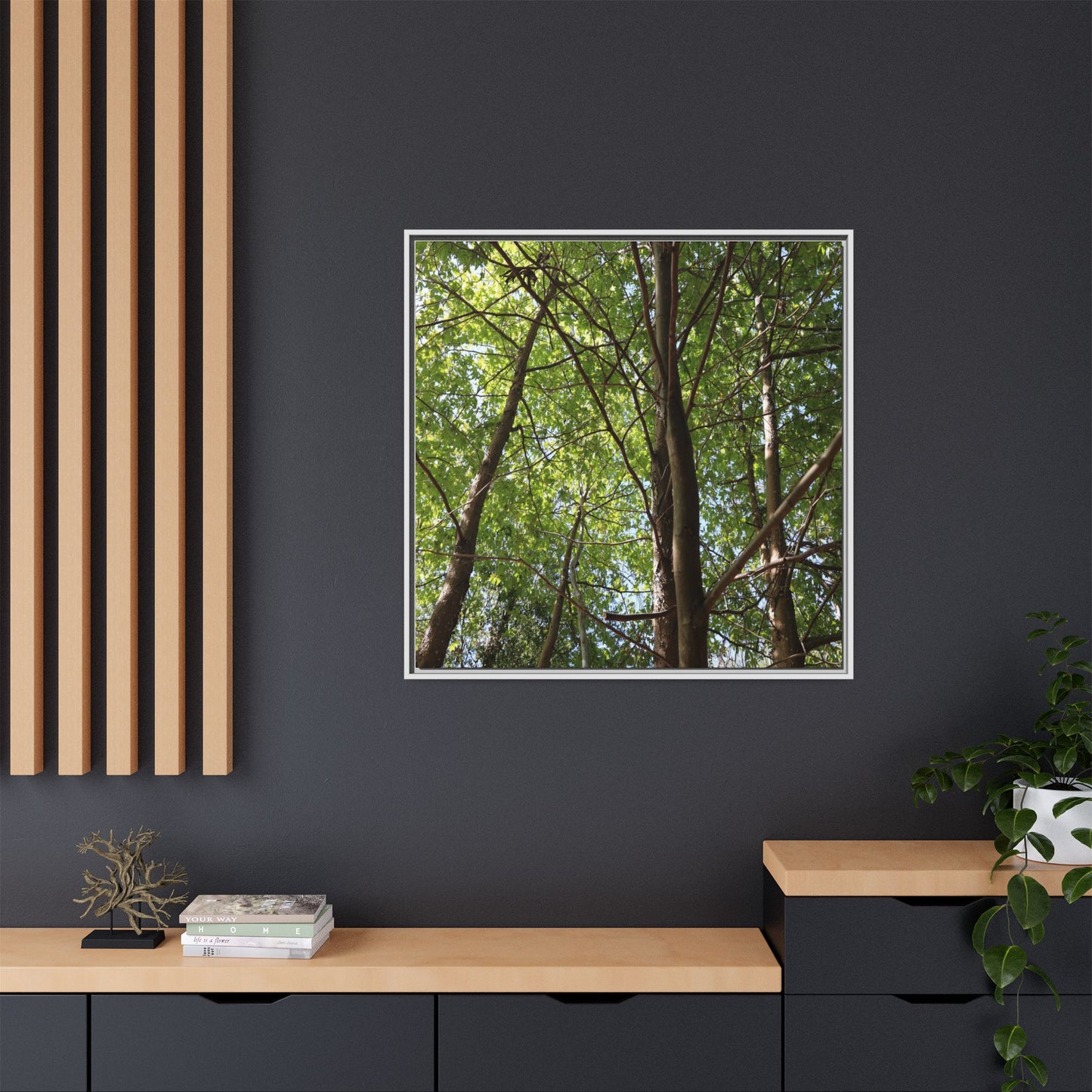 Forest Branches - Unique Stretched Canvas Wall Art
