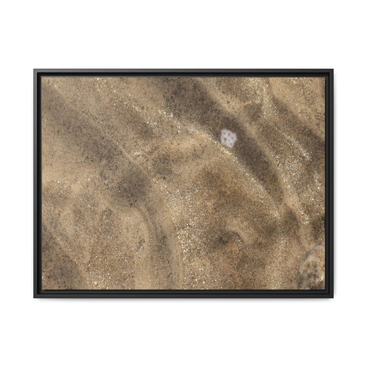 Underwater Sand Exploration - Unique Stretched Canvas Wall Art - Art By Earth