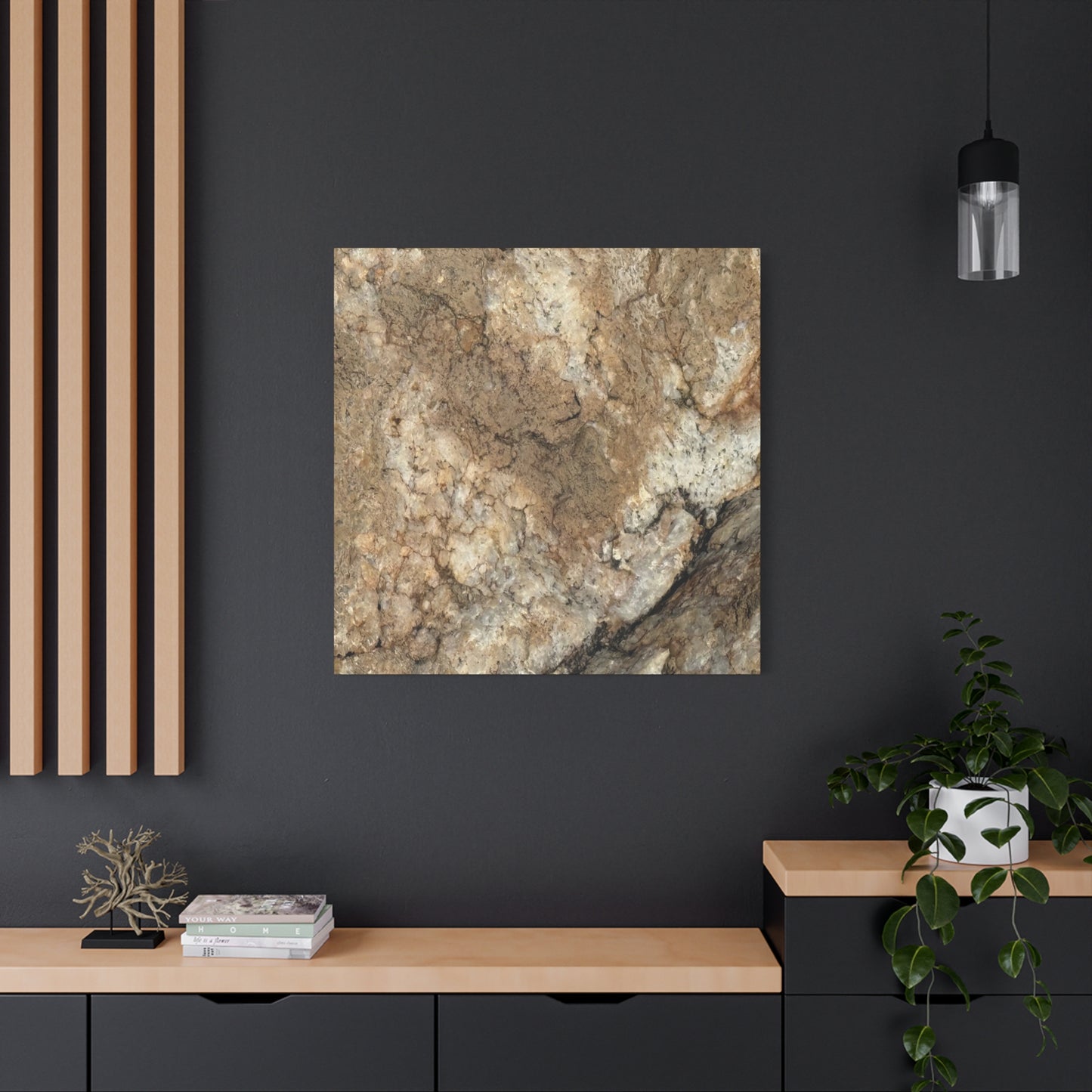 Desert Terrain - Unique Frameless Canvas Wall Art - Art By Earth