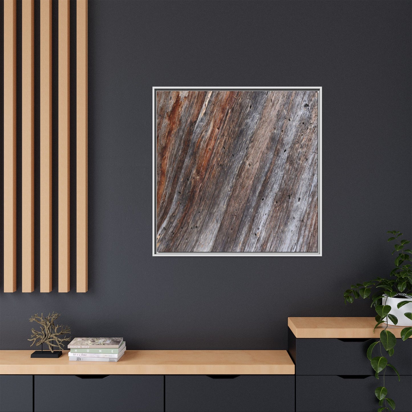 Rustic Floor - Unique Stretched Canvas Wall Art - Art By Earth