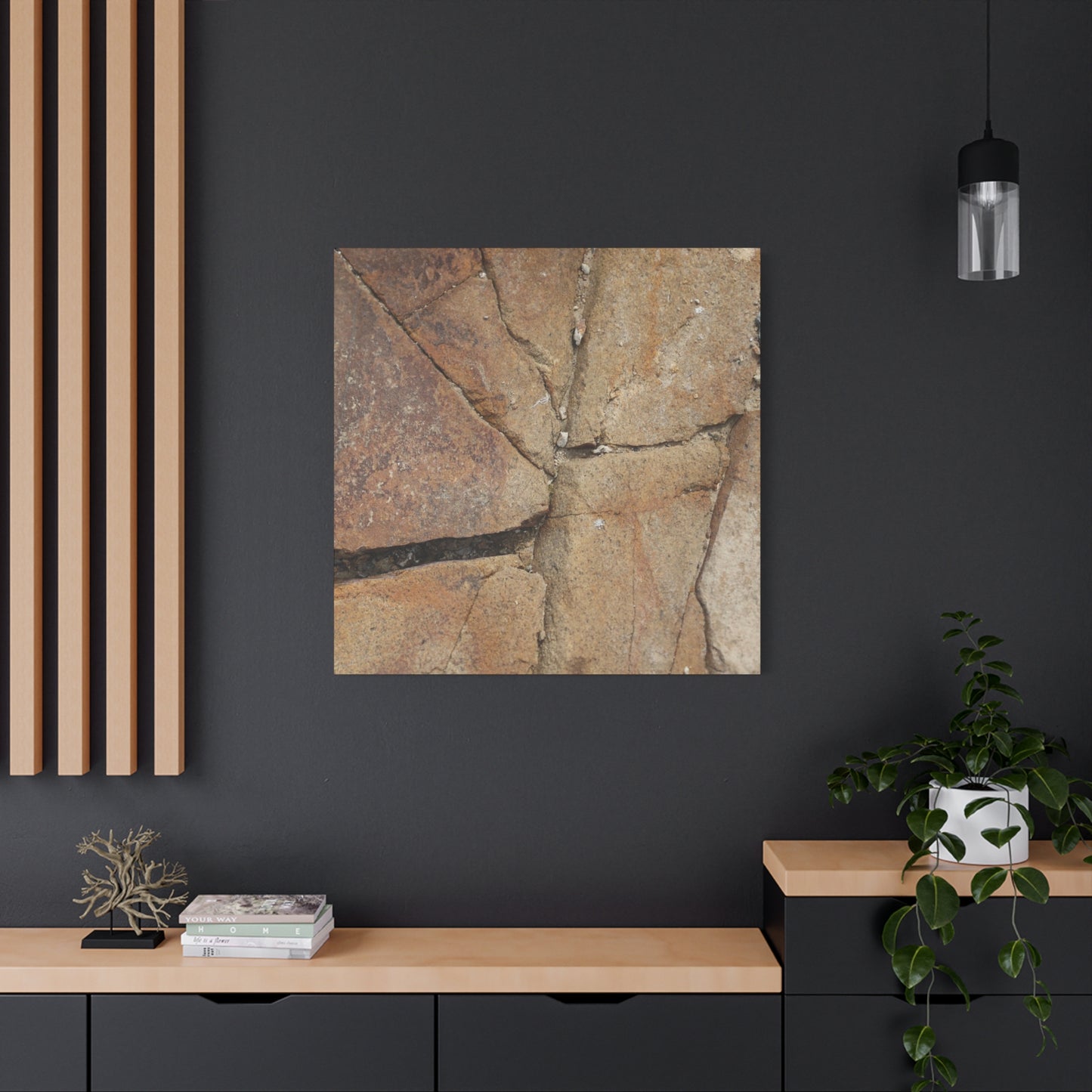 Cracked Earth's Canvas - Unique Frameless Canvas Wall Art - Art By Earth