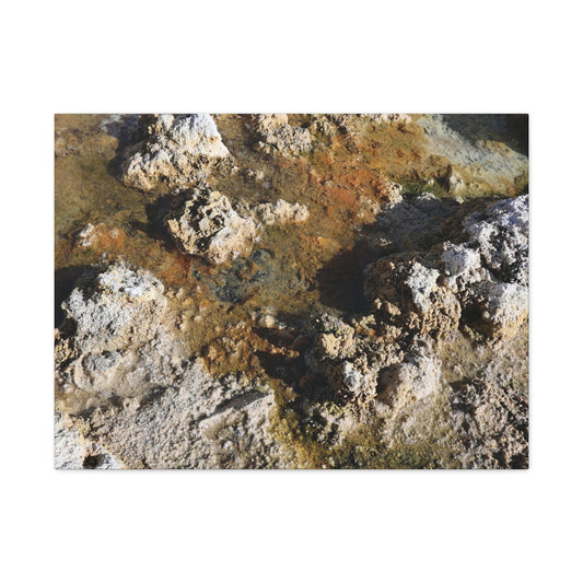 Mineral Landscape - Unique Frameless Canvas Wall Art