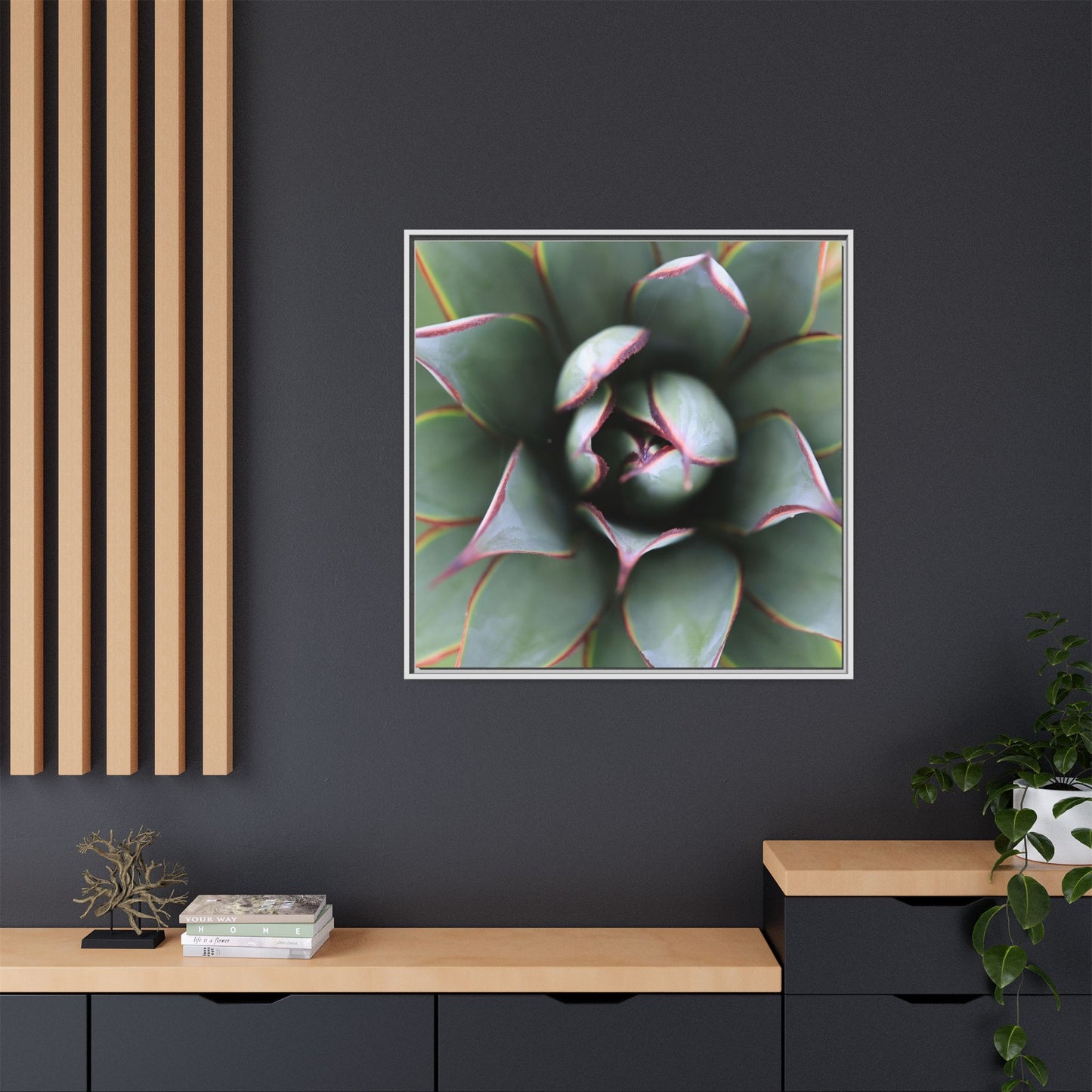 Spiky Elegance - Unique Stretched Canvas Wall Art - Art By Earth