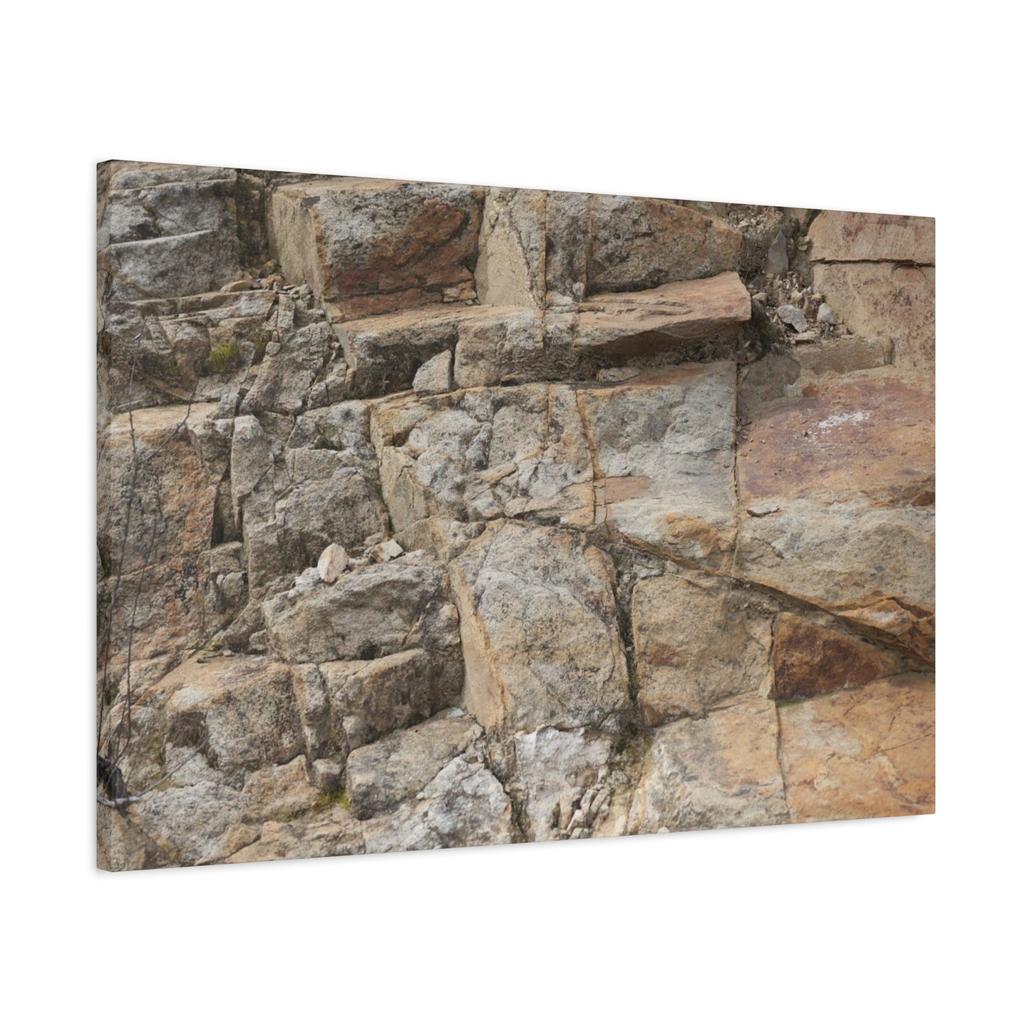 Stone Memories - Unique Frameless Canvas Wall Art - Art By Earth