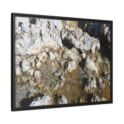 Strata of Silence - Unique Stretched Canvas Wall Art