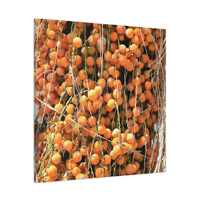 Orange Harvest - Unique Frameless Canvas Wall Art - Art By Earth