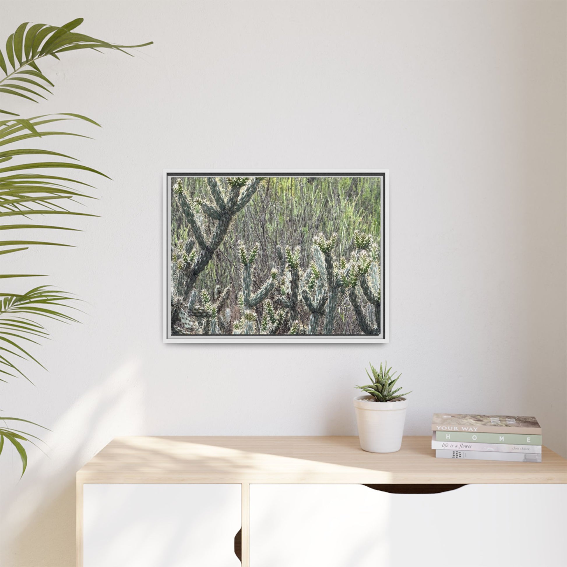 Prickly Paradise - Unique Stretched Canvas Wall Art - Art By Earth