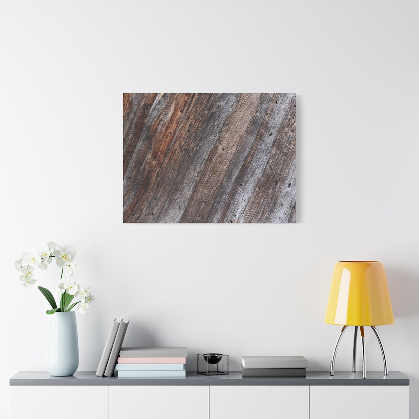 Aged Timber Surface - Unique Frameless Canvas Wall Art - Art By Earth