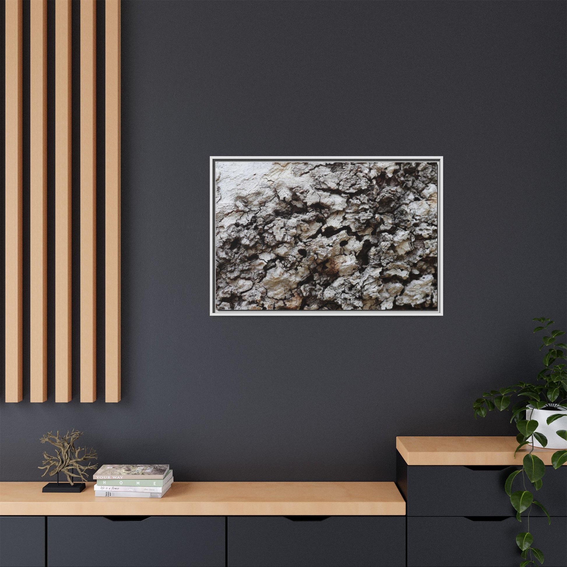 Cracked Terrain - Unique Stretched Canvas Wall Art - Art By Earth