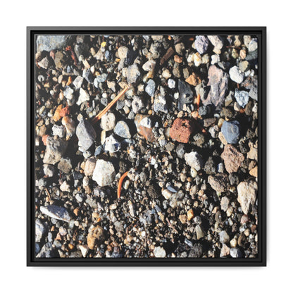 Stones and Soil - Unique Stretched Canvas Wall Art