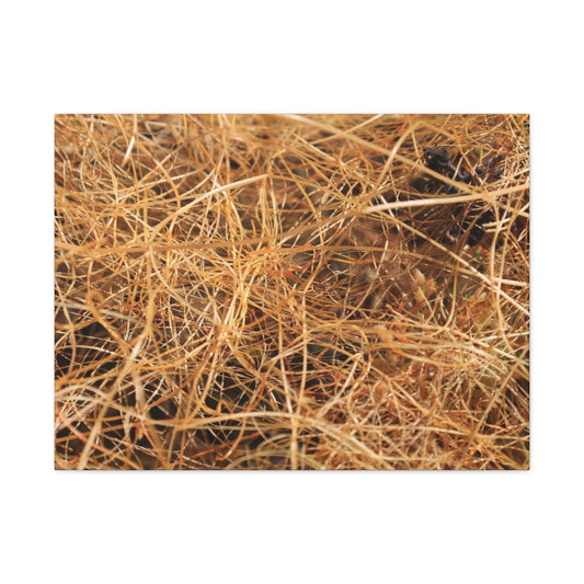 Dry Grass - Unique Frameless Canvas Wall Art - Art By Earth