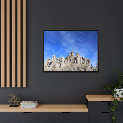 Frozen Sentinels - Unique Stretched Canvas Wall Art