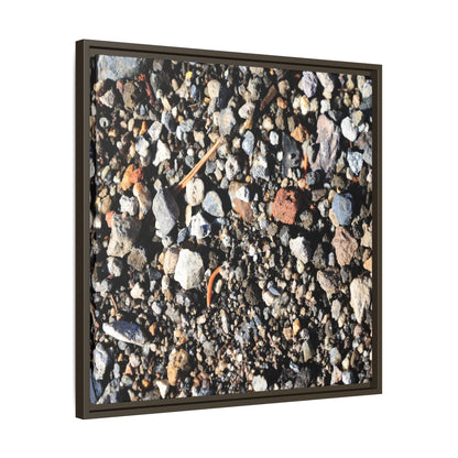 Stones and Soil - Unique Stretched Canvas Wall Art